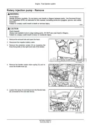 Photo 8 - New Holland T6010 T6020 T6030 T6040 T6050 T6060 T6070 Service Manual Tractor