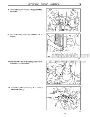 Photo 1 - New Holland TD75D TD95D TD95D High Clearance Repair Manual Tractor 87572972