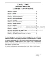 Photo 4 - New Holland TD80D TD95D Repair Manual Tractor 87658938