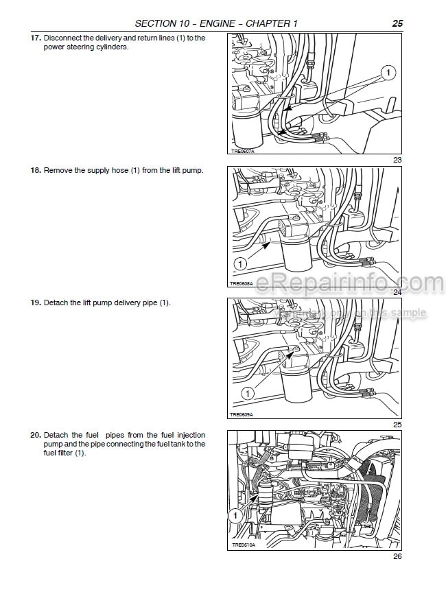 Photo 1 - New Holland TD80D TD95D Repair Manual Tractor 87658938