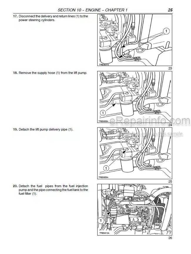 Photo 1 - New Holland TD80D TD95D Repair Manual Tractor 87658938