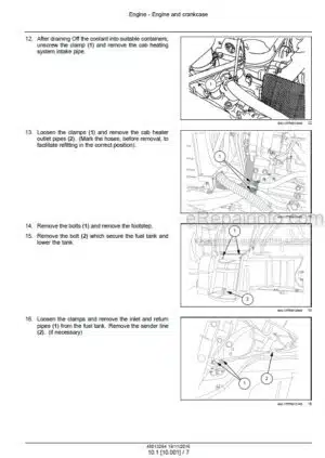 Photo 7 - New Holland W270B Service Manual Wheel Loader 87661531