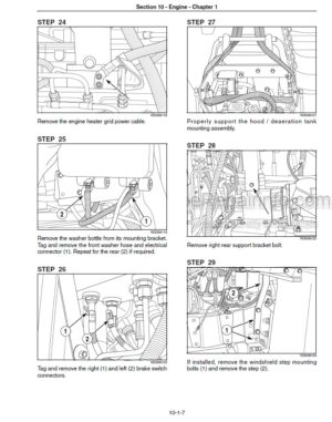 Photo 2 - New Holland TG215 TG245 TG275 TG305 Service Manual Tractor 87710923