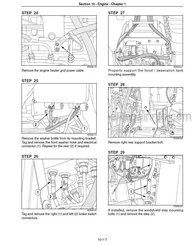 Photo 1 - New Holland TG215 TG245 TG275 TG305 Service Manual Tractor 87710923