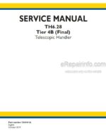 Photo 4 - New Holland TH6.28 Tier 4B Final Service Manual Telescopic Handler 51694136