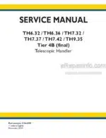 Photo 4 - New Holland TH6.32 TH6.36 TH7.32 TH7.37 TH7.42 TH9.35 Tier 4B Final Service Manual Telescopic Handler 51546939