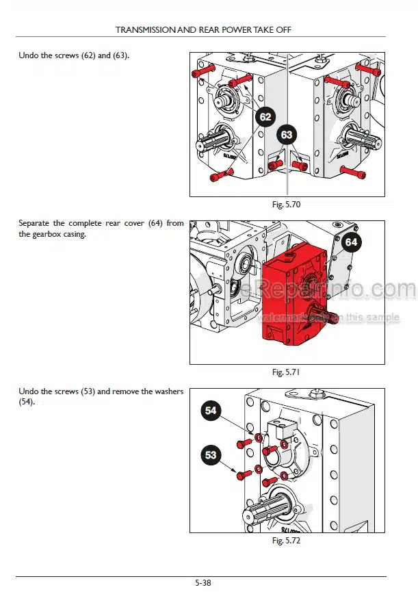 Photo 1 - New Holland TI4.70RS TI4.80RS TI4.90RS TI4.100RS Service Manual Tractor 51427768