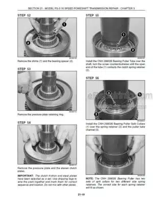 Photo 5 - New Holland TJ275 TJ325 TJ375 TJ375HD TJ425 TJ450 TJ500 Repair Manual Tractor 87542227