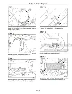 Photo 8 - New Holland TC5070 Tier 3 Service Manual Utility Combine 48040921