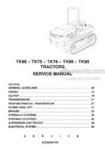 Photo 4 - New Holland TK65 TK75 TK76 TK85 TK95 Service Manual And Updates Tractor 6035438100