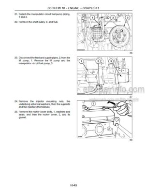 Photo 11 - New Holland TK75VA TK80A TK80MA TK90A TK90MA TK100A Repair Manual Tractor 87582124