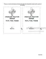 Photo 5 - New Holland TK76 TK85 TK85M Repair Manual Crawler Tractor 86637916