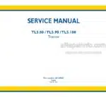 Photo 4 - New Holland TL5.80 TL5.90 TL5.100 Tier 3 Service Manual Tractor 48140842
