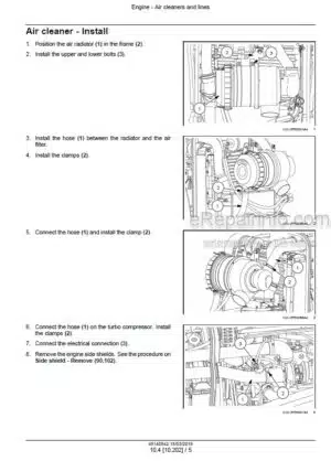 Photo 7 - New Holland W270D W300D Tier 2 Service Manual Wheel Loader 48083746