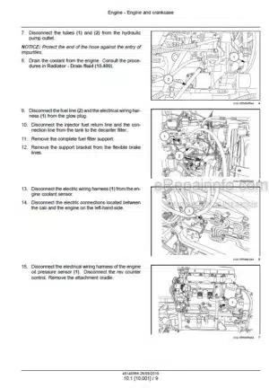 Photo 7 - New Holland TS100A TS110A TS115A TS125A TS130A TS135A Service Manual Tractor 6045515107