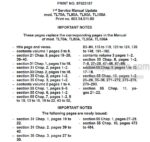 Photo 4 - New Holland TL70A TL80A TL90A TL100A Service Manual Update 87623187