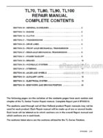 Photo 4 - New Holland TL70 TL80 TL90 TL100 Repair Manual Tractor 87043516
