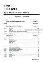 Photo 4 - New Holland TM120 TM130 TM140 TM155 TM175 TM190 Repair Manual Tractor 6045511102