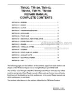 Photo 4 - New Holland TM120 TM130 TM140 TM155 TM175 TM190 Repair Manual Tractor 87611250