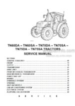Photo 4 - New Holland TN60DA TN60SA TN70DA TN70SA TN75DA TN75SA Service Manual Tractor 6035443100