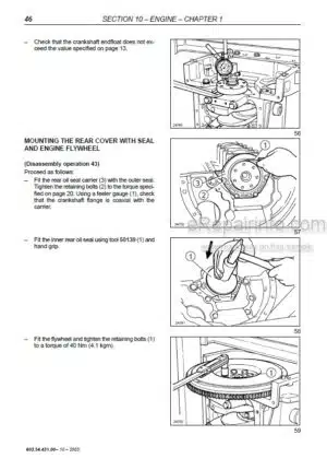 Photo 2 - New Holland TN60DA TN60SA TN70DA TN70SA TN75DA TN75SA Service Manual Tractor 6035443100