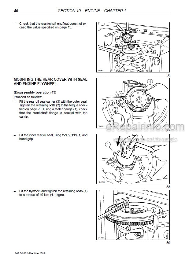 Photo 1 - New Holland TN60DA TN60SA TN70DA TN70SA TN75DA TN75SA Service Manual Tractor 6035443100