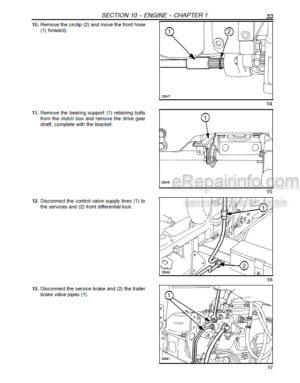 Photo 3 - New Holland TN65F TN75F TN70F TN80F TN90F TN95F Repair Manual Tractor 87026001