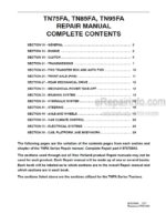 Photo 4 - New Holland TN75FA TN85FA TN95FA Repair Manual Tractor 87675643