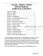 Photo 4 - New Holland TN75FA TN85FA TN95FA Repair Manual Tractor 87675643