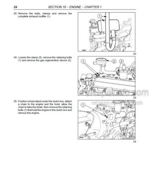 Photo 3 - New Holland TN75FA TN85FA TN95FA Repair Manual Tractor 87675643