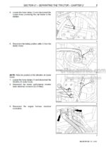 Photo 2 - New Holland TS100A TS110A TS115A TS125A TS130A TS135A Service Manual Tractor 6045515107