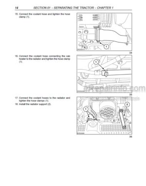 Photo 8 - New Holland TS100A TS110A TS115A TS125A TS130A TS135A T6010 T6020 T6030 T6050 T6070 Repair Manual Tractor 87693272