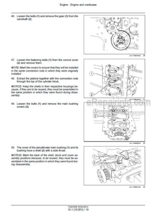 Photo 12 - New Holland TS6000 TS6020 TS6030 TS6040 Service Manual Tractor 73403956