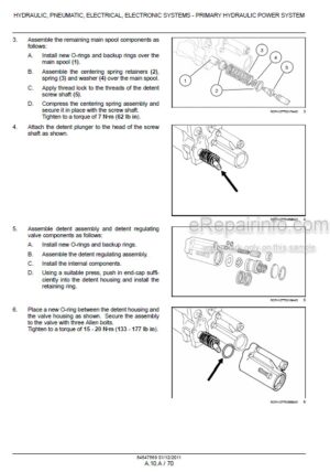 Photo 12 - New Holland TS6020 TS6030 TS6030HC Service Manual Tractor 84547569