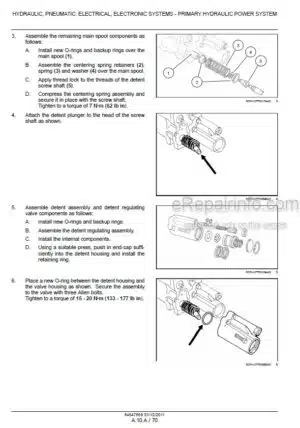 Photo 4 - New Holland TS6020 TS6030 TS6030HC Service Manual Tractor 84547569