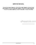 Photo 4 - New Holland TT3.35 TT3.40 TT3.45 TT3.50 Service Manual Tractor 51541644