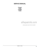 Photo 4 - New Holland TT3840F TT3840 TT3880F TT4030 Service Manual Tractor 73403878