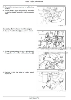 Photo 8 - New Holland TT4.55 TT4.65 TT4.75 Tier 3 Service Manual Tractor 47969434