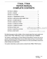 Photo 5 - New Holland TT45A TT50A Repair Manual Tractor 87655297