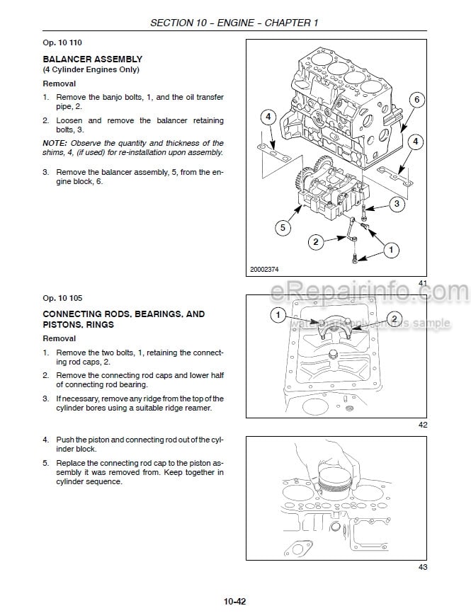 Photo 1 - New Holland TT45A TT50A Repair Manual Tractor 87655297