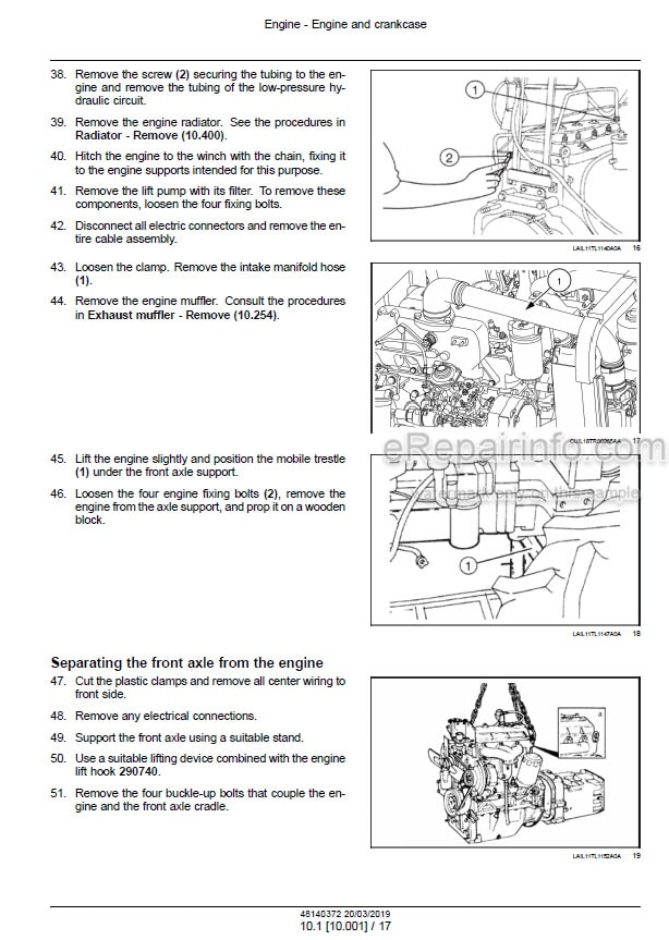 Photo 1 - New Holland TT55F TT65F TT75F TT55 TT65 TT75 Tier 3 Service Manual Tractor 48140372
