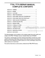 Photo 4 - New Holland TT55 TT75 Repair Manual Tractor 87042097