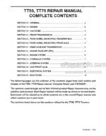 Photo 4 - New Holland TT55 TT75 Repair Manual Tractor 87042097