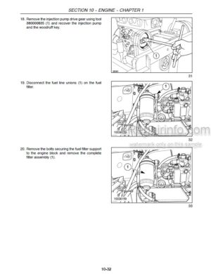 Photo 7 - New Holland TC18 TC21 TC21D Repair Manual Tractor 86590938