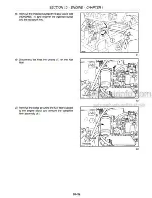 Photo 7 - New Holland TC18 TC21 TC21D Repair Manual Tractor 86590938