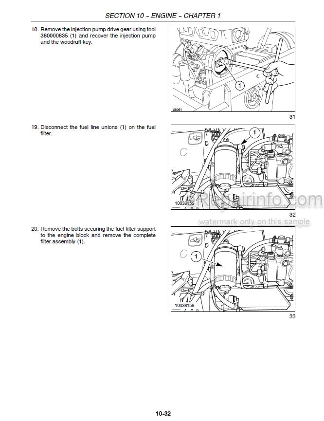 Photo 1 - New Holland TT55 TT75 Repair Manual Tractor 87042097