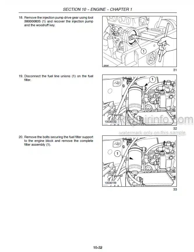 Photo 1 - New Holland TT55 TT75 Repair Manual Tractor 87042097