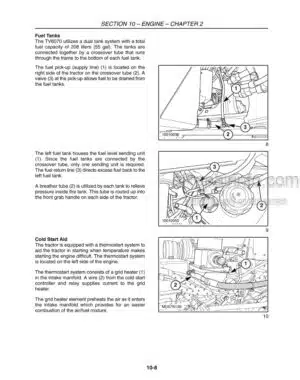 Photo 8 - New Holland HW300 HW320 Speedrower Repair Manual Windrower 86637556