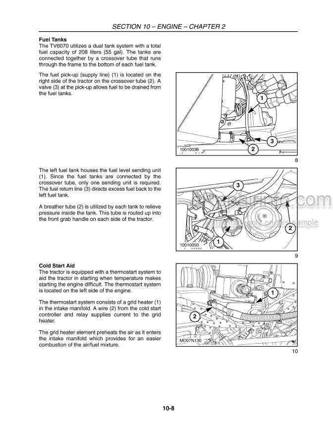 Photo 1 - New Holland TV6070 Master Service Manual Tractor 84127307