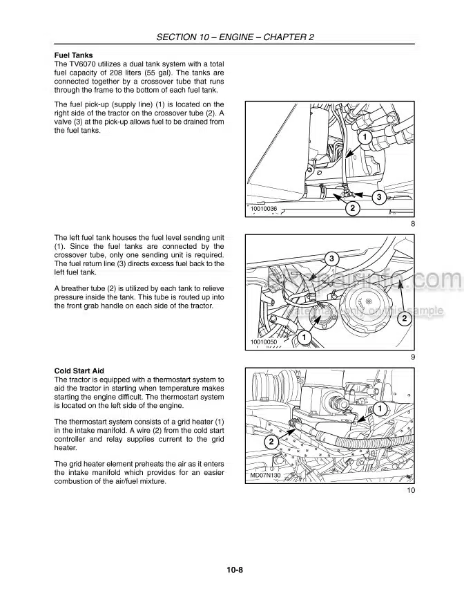 Photo 1 - New Holland TV6070 Master Service Manual Tractor 84127307